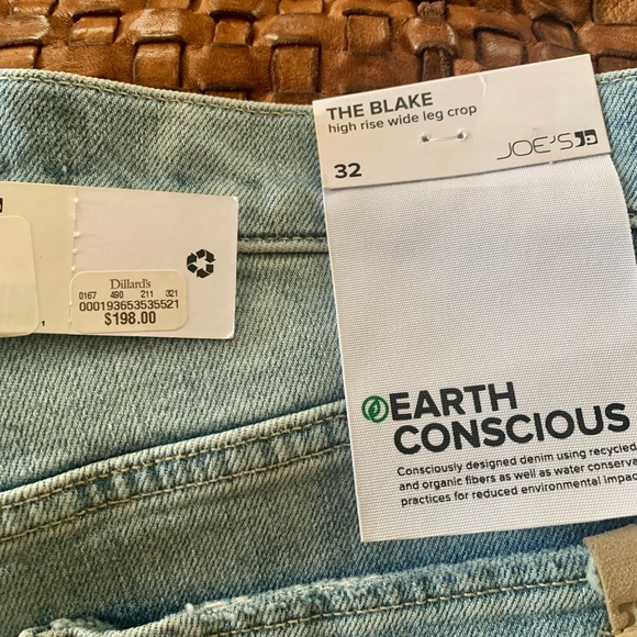 JOE’S The Blake High Rise Wide Leg Crop Jeans - Picture 3 of 5